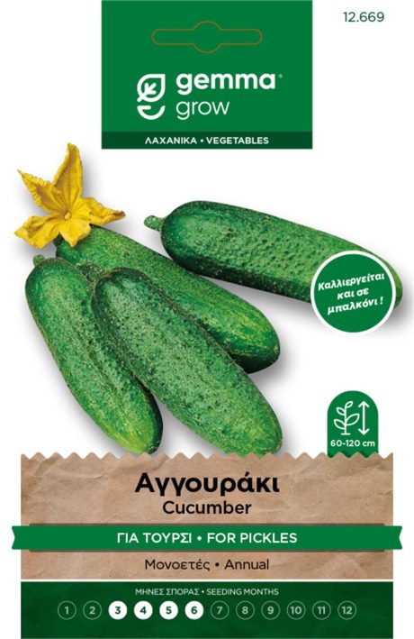 Pickling Cucumber – Seed Packet