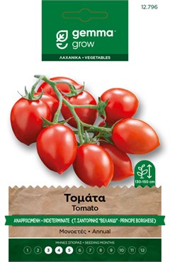 Climbing Tomato (Santorini Variety) – Seed Packet