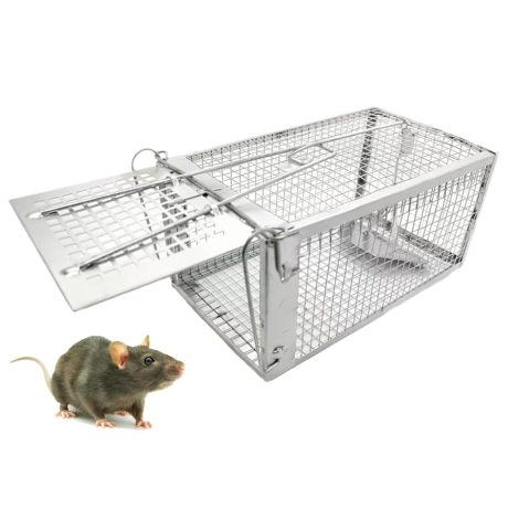 METAL CAGE TRAP FOR RATS & WEASELS