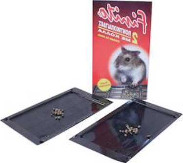 GLUE TRAP ON TRAY WITH BAIT