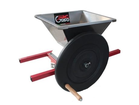 GRIFO PMNI 40×40 Manual Stainless Steel Grape Crusher