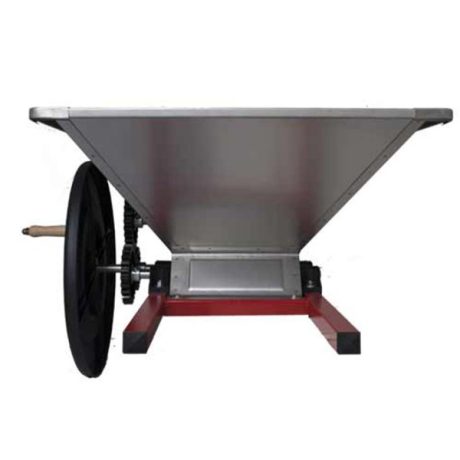 GRIFO PGI INOX Manual Grape Crusher with Agitator and Screw 95×60cm