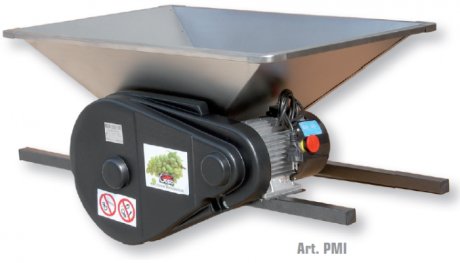 GRIFO PMI INOX Electric Grape Crusher with Screw Conveyor 95×60cm
