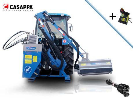 MTK120   Telescopic Arm Flail Mower with Boom