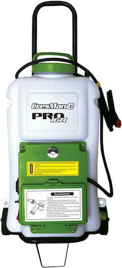 Cresman Pro-16R Wheeled Lithium Battery Sprayer – 12V / 8Ah, 16L, 5 Bar