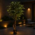 PLASTIC FICUS TREE-1,8 M