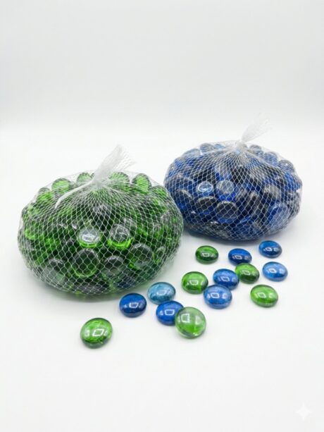 DECORATIVE GLASS STONES 1KG PACK