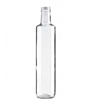 Διαφανής στρογγυλή φιάλη κρασιού 0,75 L